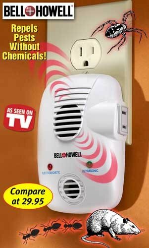 Bell And Howell Electromagnetic Ultrasonic Pest Repeller