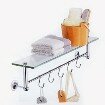 Neu Home Bathroom Shelf With Hooks